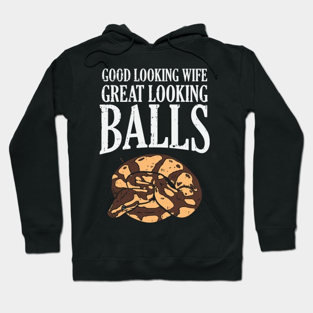 Great Looking Ball Pythons Hoodie by Psitta